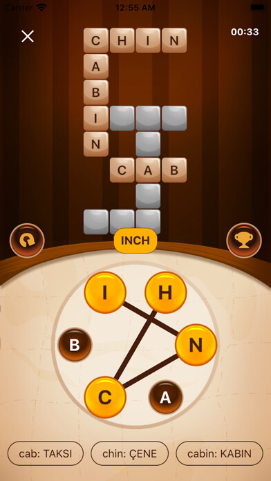 Emulate iPhone app Word Monkey - Crossword Puzzle using MyAndroid Emulate iPhone app Word Monkey - Crossword Puzzle using MyAndroid