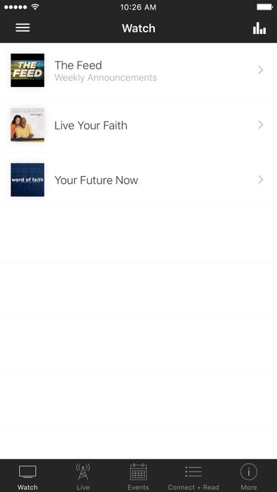 Emulate iPhone app Word of Faith using MyAndroid