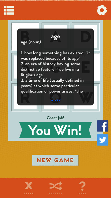 Emulate iPhone app Wordoku English using MyAndroid Emulate iPhone app Wordoku English using MyAndroid