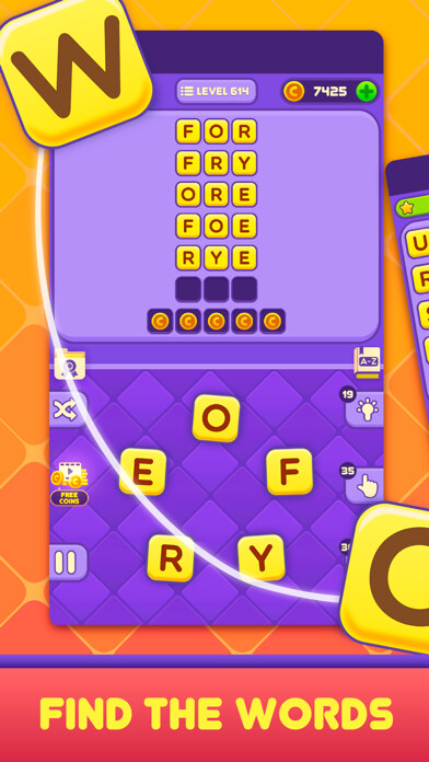 Emulate iPhone app Word Play - Connect & Search using MyAndroid