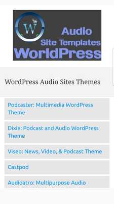 Emulate Android APK WordPress Audio Sites Themes Emulate Android APK WordPress Audio Sites Themes