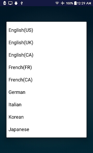 Run android online APK Word Pronunciation App: text to speech from MyAndroid or emulate Word Pronunciation App: text to speech using MyAndroid