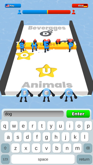 Emulate iPhone app Word Pusher using MyAndroid Emulate iPhone app Word Pusher using MyAndroid