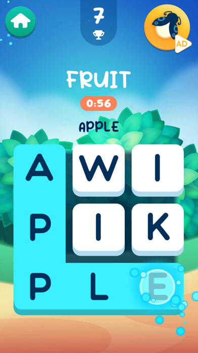 Emulate iPhone app Word Puzzle One Line using MyAndroid Emulate iPhone app Word Puzzle One Line using MyAndroid