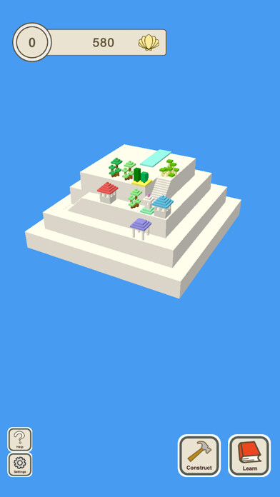 Emulate iPhone app Word Pyramid using MyAndroid
