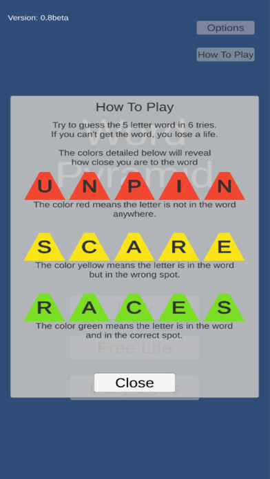 Emulate iPhone app Word Pyramids Guessing Game using MyAndroid Emulate iPhone app Word Pyramids Guessing Game using MyAndroid