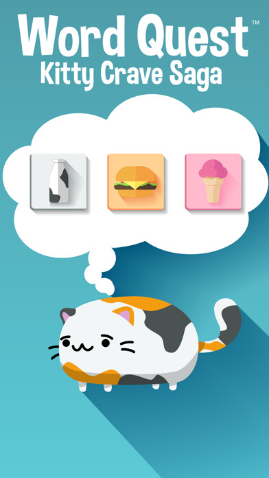 Emulate iPhone app Word Quest: A Free Word Finder Game for Cat Lovers using MyAndroid