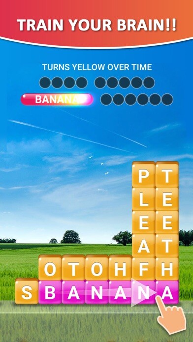 Emulate iPhone app Word Rainbow Swipe using MyAndroid