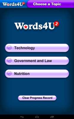 Emulate Android APK Words4U2 Emulate Android APK Words4U2