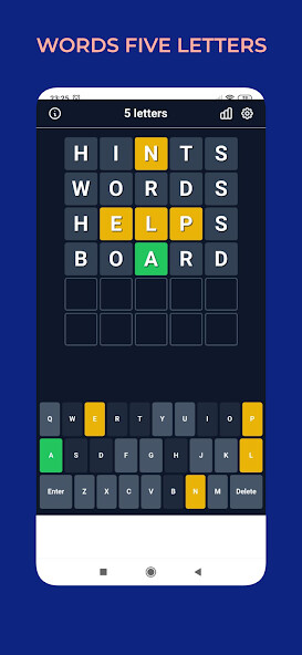 Run android online APK Words 5 Letters from MyAndroid or emulate Words 5 Letters using MyAndroid Run android online APK Words 5 Letters from MyAndroid or emulate Words 5 Letters using MyAndroid