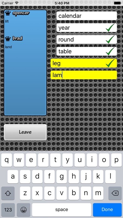 Emulate iPhone app Words Chain Classic using MyAndroid Emulate iPhone app Words Chain Classic using MyAndroid