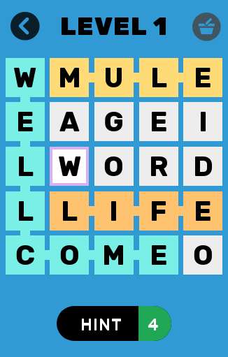 Run android online APK Word Search Box from MyAndroid or emulate Word Search Box using MyAndroid
