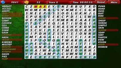 Emulate iPhone app Word Search - Circle a Word using MyAndroid