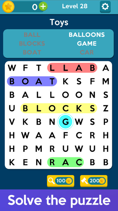 Emulate iPhone app Word Search Classic Puzzle 2 using MyAndroid Emulate iPhone app Word Search Classic Puzzle 2 using MyAndroid