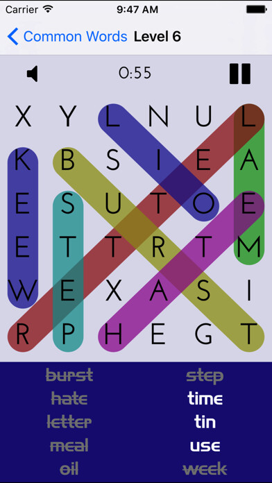 Emulate iPhone app Word Search Endless using MyAndroid Emulate iPhone app Word Search Endless using MyAndroid