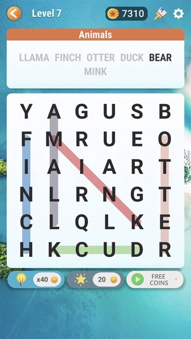 Emulate iPhone app Word Search - Find Hidden Word using MyAndroid Emulate iPhone app Word Search - Find Hidden Word using MyAndroid