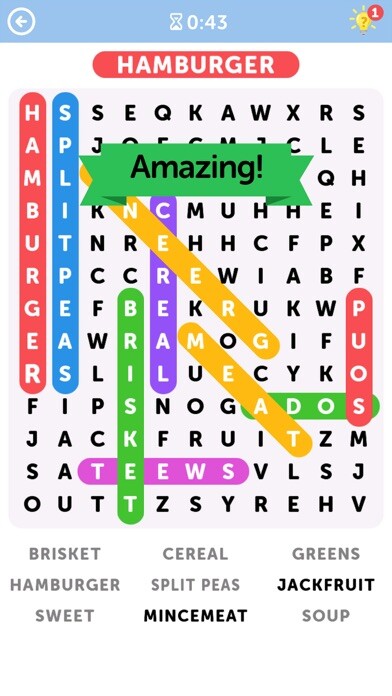 Emulate iPhone app Word Search - Fun Word Puzzle using MyAndroid Emulate iPhone app Word Search - Fun Word Puzzle using MyAndroid