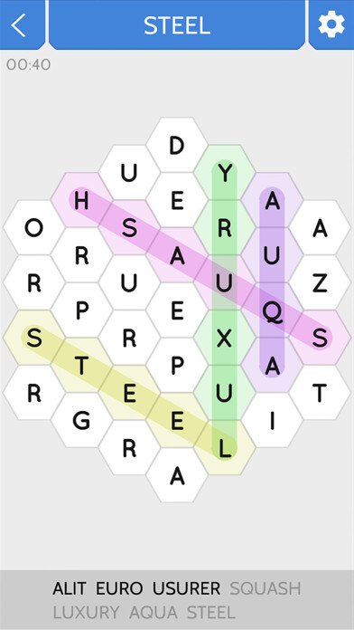 Emulate iPhone app Word Search Hexagons using MyAndroid Emulate iPhone app Word Search Hexagons using MyAndroid
