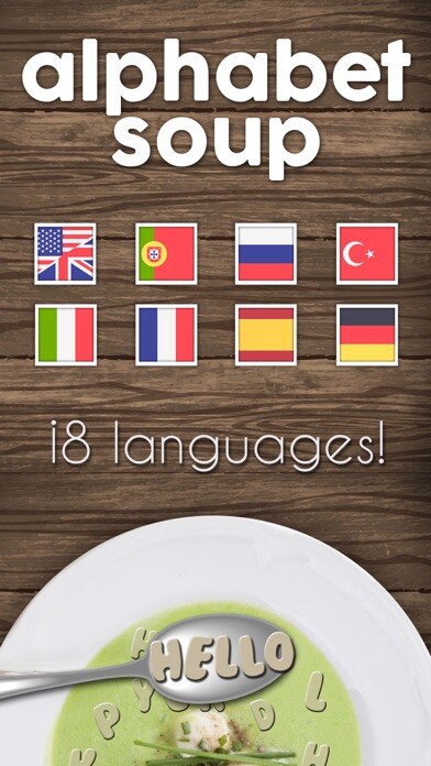 Emulate iPhone app Word search in English - Unscramble hidden words using MyAndroid
