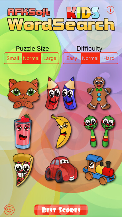 Emulate iPhone app WordSearch Kids using MyAndroid Emulate iPhone app WordSearch Kids using MyAndroid