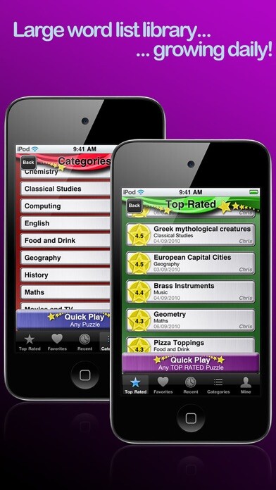 Emulate iPhone app Word Search Party using MyAndroid Emulate iPhone app Word Search Party using MyAndroid