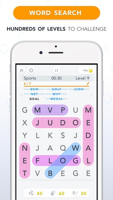 Emulate iPhone app Word Search - Puzzle Finder using MyAndroid Emulate iPhone app Word Search - Puzzle Finder using MyAndroid