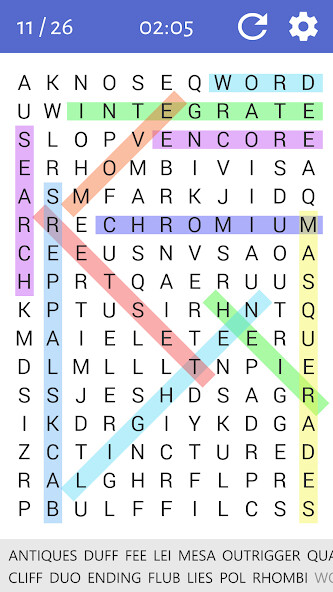 Emulate iPhone app Word Search Puzzles• using MyAndroid Emulate iPhone app Word Search Puzzles• using MyAndroid