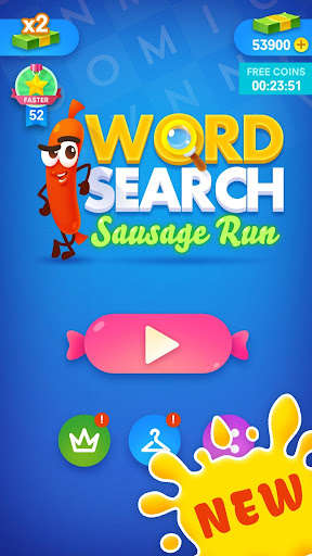 Run android online APK Word Search - Sausage Scapes from MyAndroid or emulate Word Search - Sausage Scapes using MyAndroid
