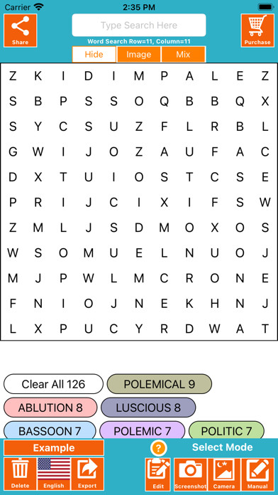 Emulate iPhone app Word Search Solver Gold using MyAndroid Emulate iPhone app Word Search Solver Gold using MyAndroid