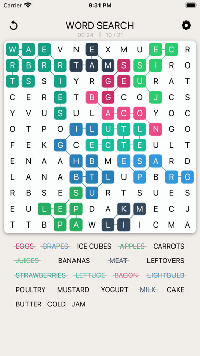 Emulate iPhone app Word Search Ultimate using MyAndroid Emulate iPhone app Word Search Ultimate using MyAndroid