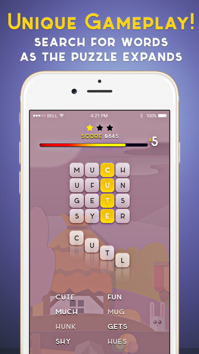 Emulate iPhone app Word Search - Word Hunter using MyAndroid Emulate iPhone app Word Search - Word Hunter using MyAndroid