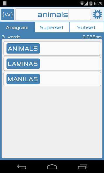 Run android online APK Word Sets - Anagram Solver+ from MyAndroid or emulate Word Sets - Anagram Solver+ using MyAndroid Run android online APK Word Sets - Anagram Solver+ from MyAndroid or emulate Word Sets - Anagram Solver+ using MyAndroid