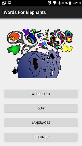 Run android online APK Words for Elephants from MyAndroid or emulate Words for Elephants using MyAndroid Run android online APK Words for Elephants from MyAndroid or emulate Words for Elephants using MyAndroid