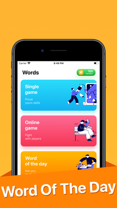 Emulate iPhone app Words from word with friends using MyAndroid