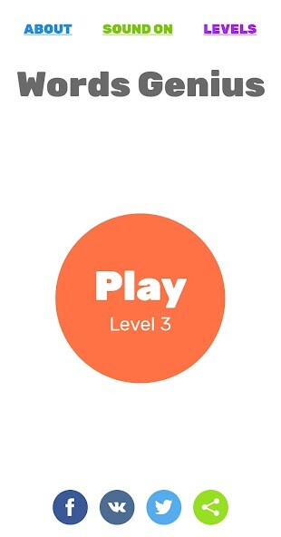 Run android online APK Words Genius:Brain Booster from MyAndroid or emulate Words Genius:Brain Booster using MyAndroid
