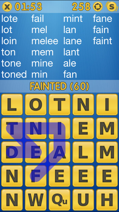 Emulate iPhone app Word Shaker HD using MyAndroid Emulate iPhone app Word Shaker HD using MyAndroid