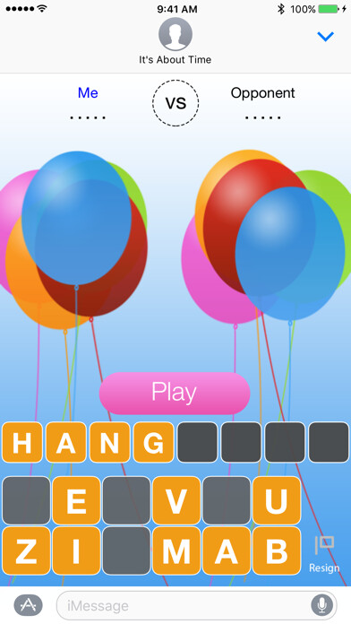Emulate iPhone app Words Hanging for iMessages using MyAndroid Emulate iPhone app Words Hanging for iMessages using MyAndroid