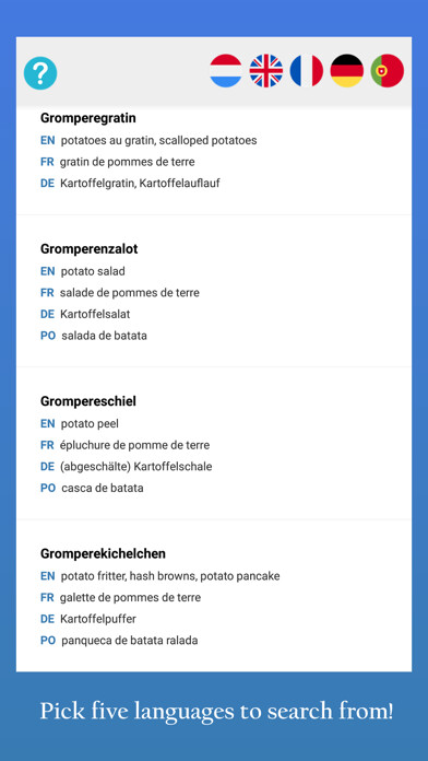 Emulate iPhone app Words Luxembourgish Dictionary using MyAndroid Emulate iPhone app Words Luxembourgish Dictionary using MyAndroid