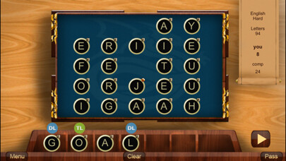 Emulate iPhone app Words Maker Pro using MyAndroid
