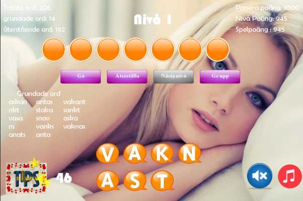 Emulate Android APK Words Mania Swedish