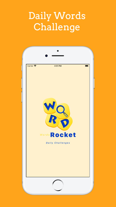 Emulate iPhone app Words of Rockets using MyAndroid