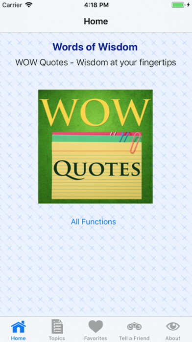 Emulate iPhone app WordsOfWisdom2019 using MyAndroid