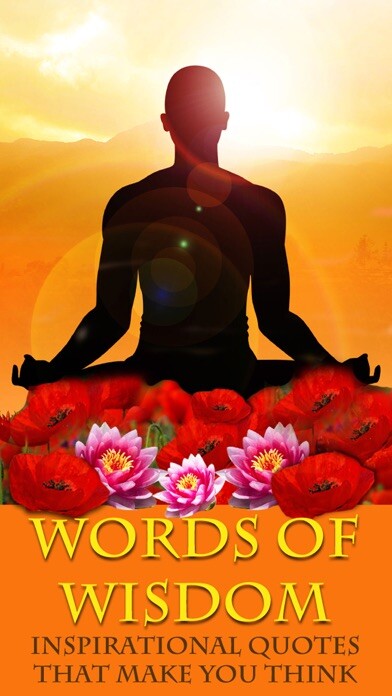 Emulate iPhone app Words of Wisdom - Inspirational Quotes That Make You Think using MyAndroid