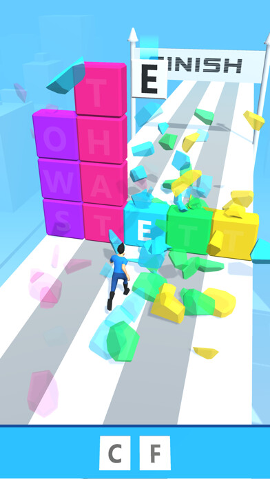 Emulate iPhone app Words Run 3D using MyAndroid Emulate iPhone app Words Run 3D using MyAndroid