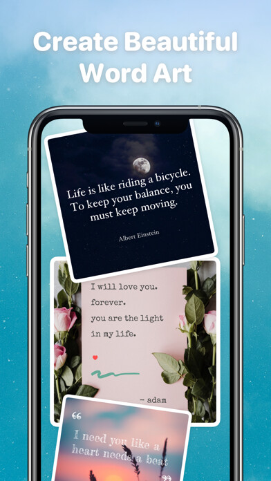Emulate iPhone app Word Story - Quote Maker & Art using MyAndroid Emulate iPhone app Word Story - Quote Maker & Art using MyAndroid