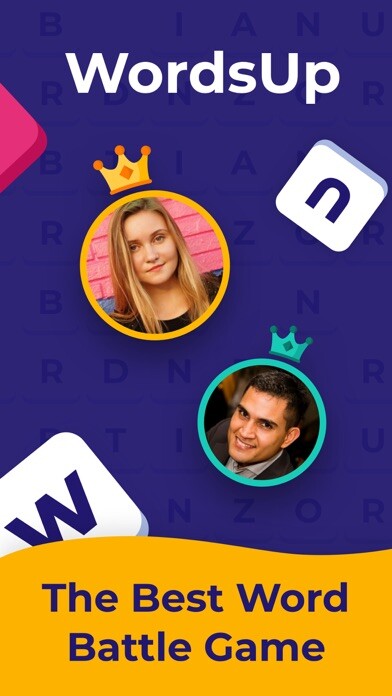 Emulate iPhone app WordsUp - Trivia & Quiz Battle using MyAndroid