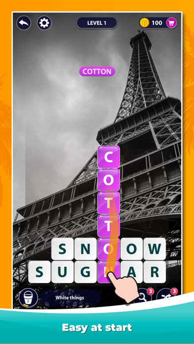 Emulate iPhone app Word Surf - Word Game using MyAndroid