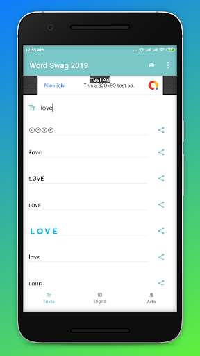 Run android online APK Word Swag 2020 -Latest Word With Swag 2020 from MyAndroid or emulate Word Swag 2020 -Latest Word With Swag 2020 using MyAndroid