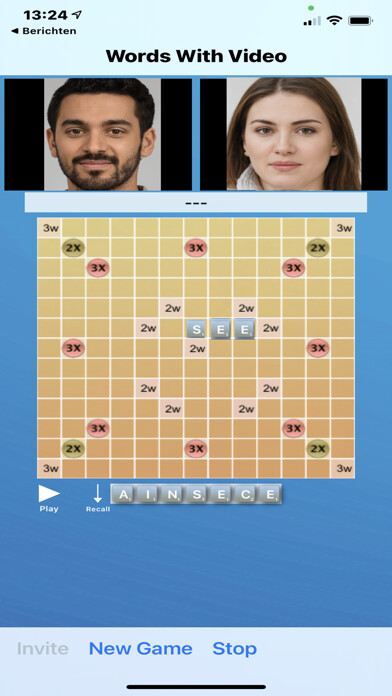 Emulate iPhone app Words with Video using MyAndroid
