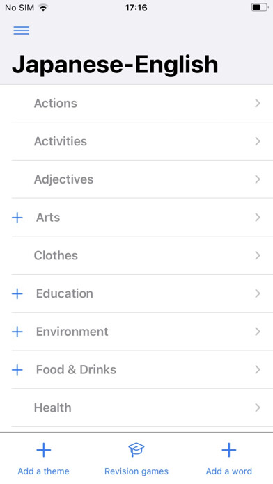 Emulate iPhone app WordTheme using MyAndroid